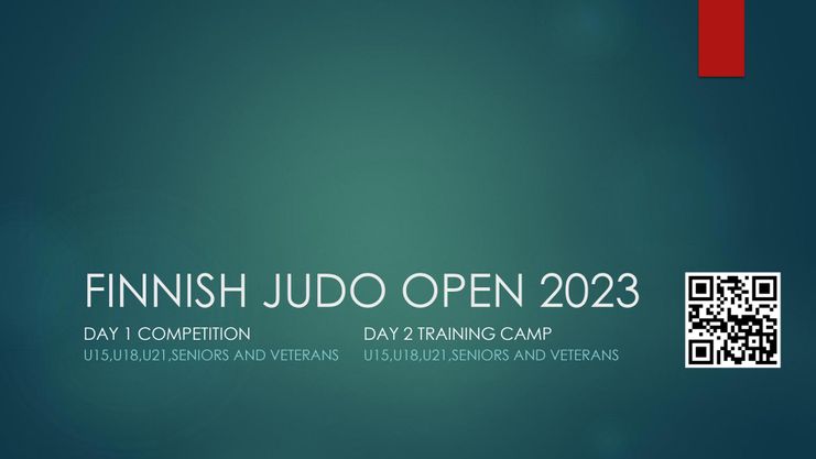 Finnish Judo Open 2023